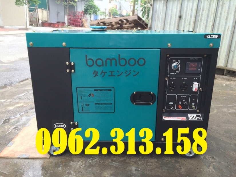 máy phát điện chạy dầu bamboo 7kw